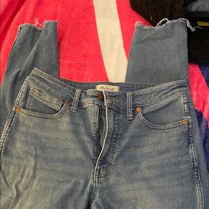 Madewell High Rise Light Blue Jeans